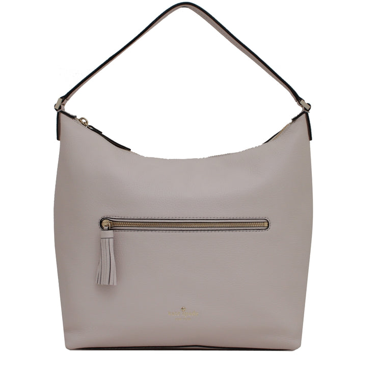 Kate Spade Spencer Court Caren Leather Hobo Bag- Pebble