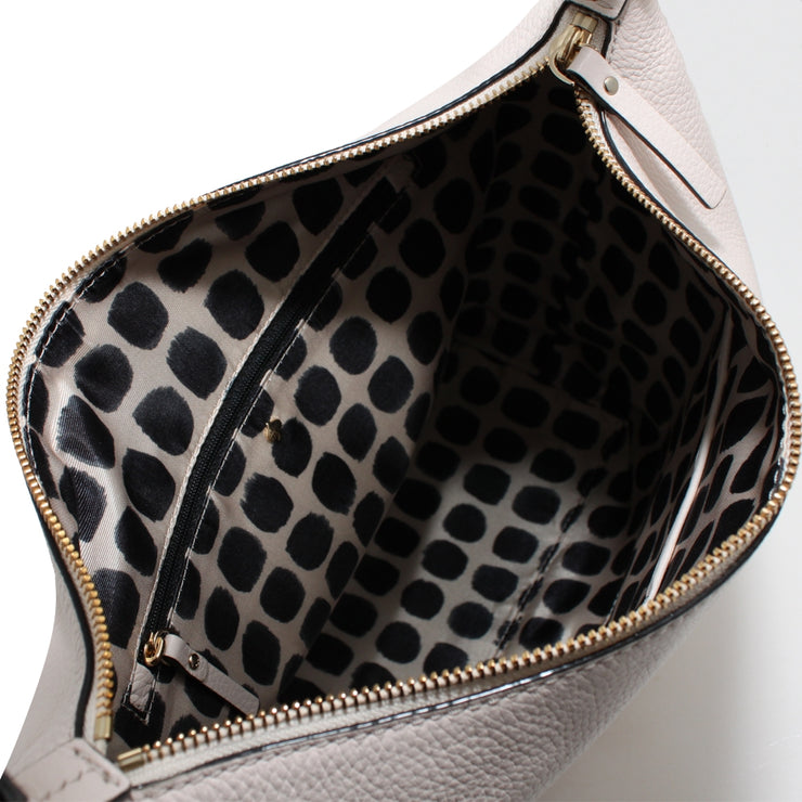 Kate Spade Spencer Court Caren Leather Hobo Bag- Pebble