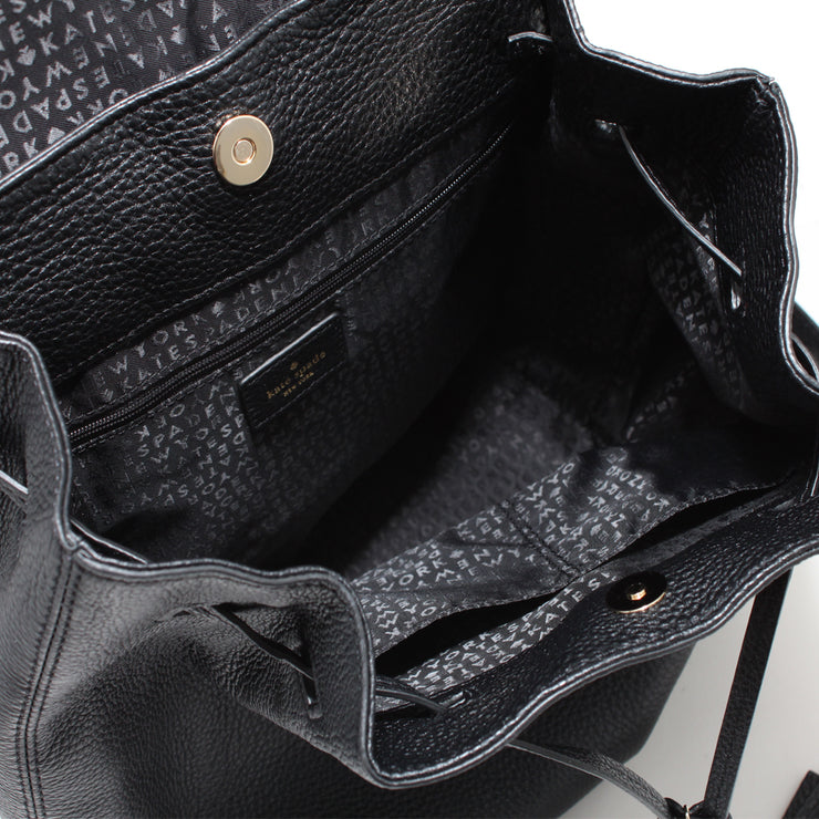Kate Spade Grey Street Wilder Back Pack Bag- Black