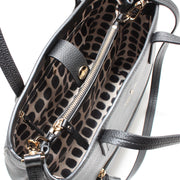 Kate Spade Spencer Court Tera Leather Satchel Bag- Black