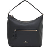 Kate Spade Spencer Court Caren Leather Hobo Bag- Black