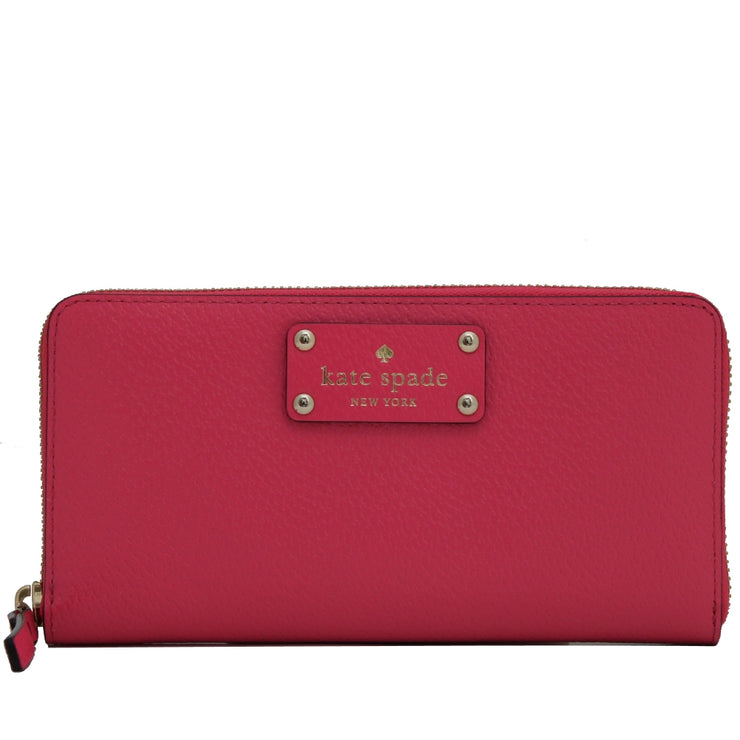 Kate Spade Wellesley Neda Wallet- Cabernet Pink