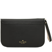 Kate Spade Vanderbilt Place Mollie Wristlet Clutch Bag- Black- Pumice