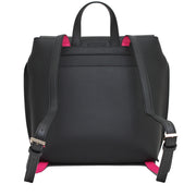 Kate Spade Foster Court Kirk Back Pack Bag- Black- Sweetheart Pink