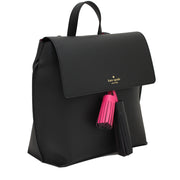 Kate Spade Foster Court Kirk Back Pack Bag- Black- Sweetheart Pink