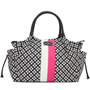 Kate Spade Classic Spade Stevie Baby Bag- Black- Cream