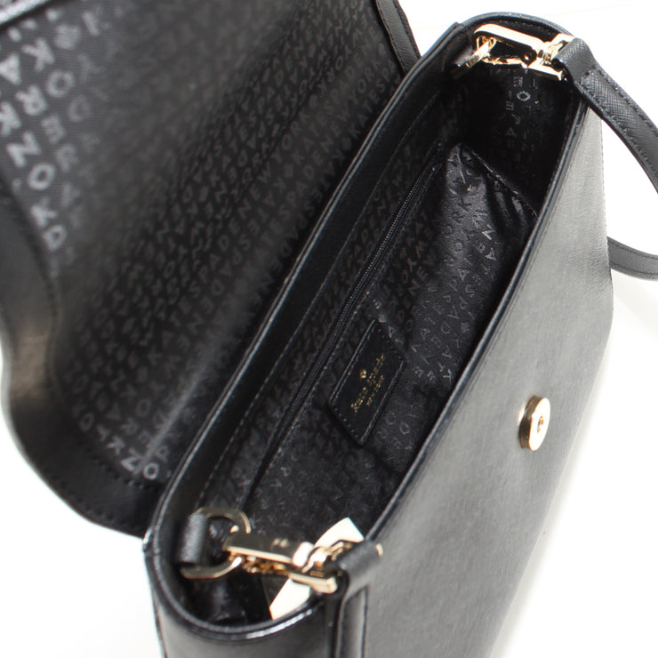 Kate Spade Paterson Court Brynlee Bag- Porcini- Black