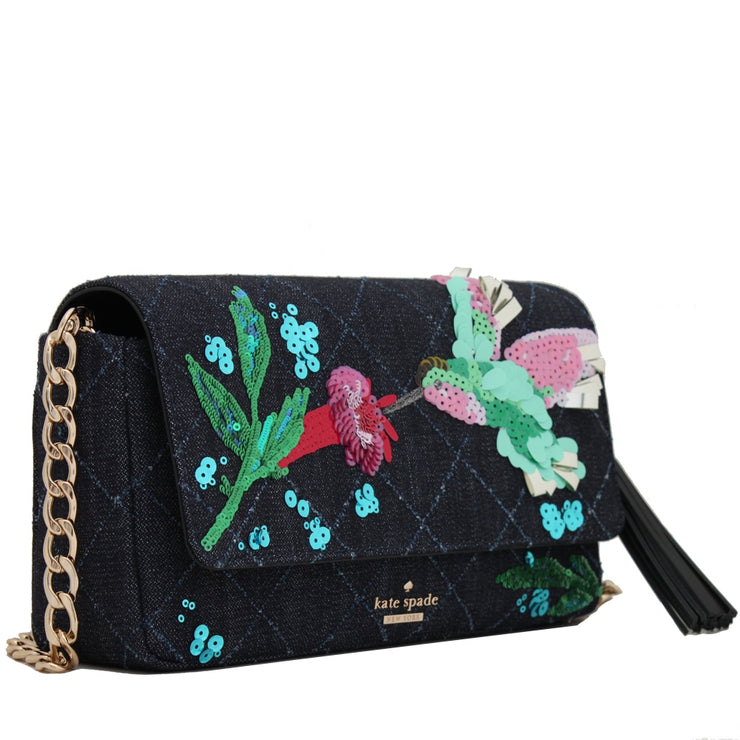 Kate Spade Emerson Place Hummingbird Serena Bag- Dark Denim