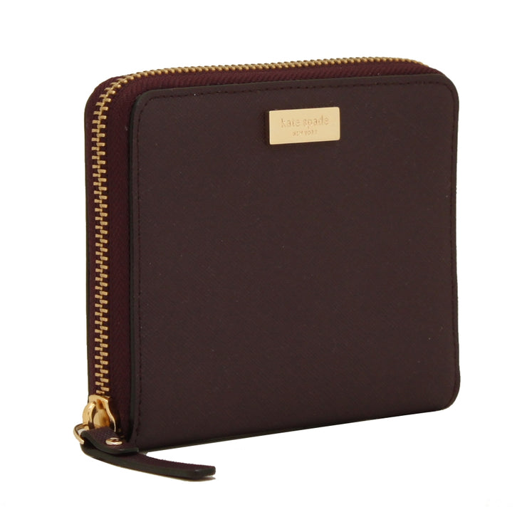 Kate Spade Laurel Way Darci Zip Around French Wallet- Black