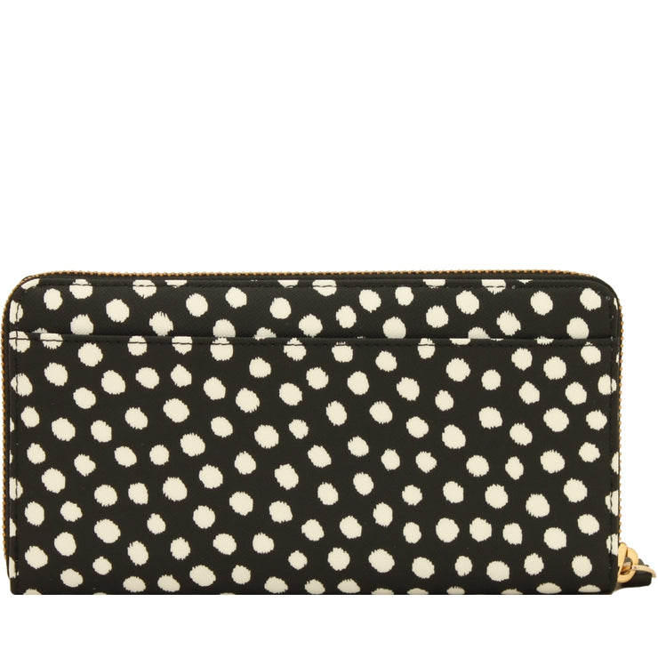 Kate Spade Shore Street Lacey Wallet- Black- Deco Beige