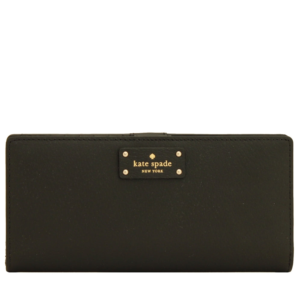 Kate Spade Grove Street Large Stacy Wallet- Black - Main Image