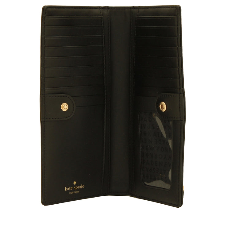 Kate Spade Grove Street Large Stacy Wallet- Black