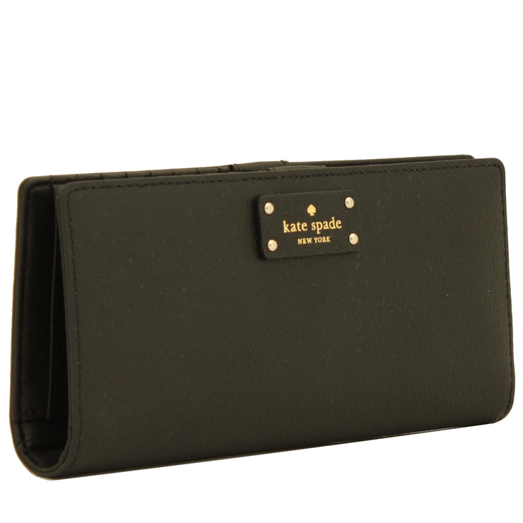 Kate Spade Grove Street Large Stacy Wallet- Black
