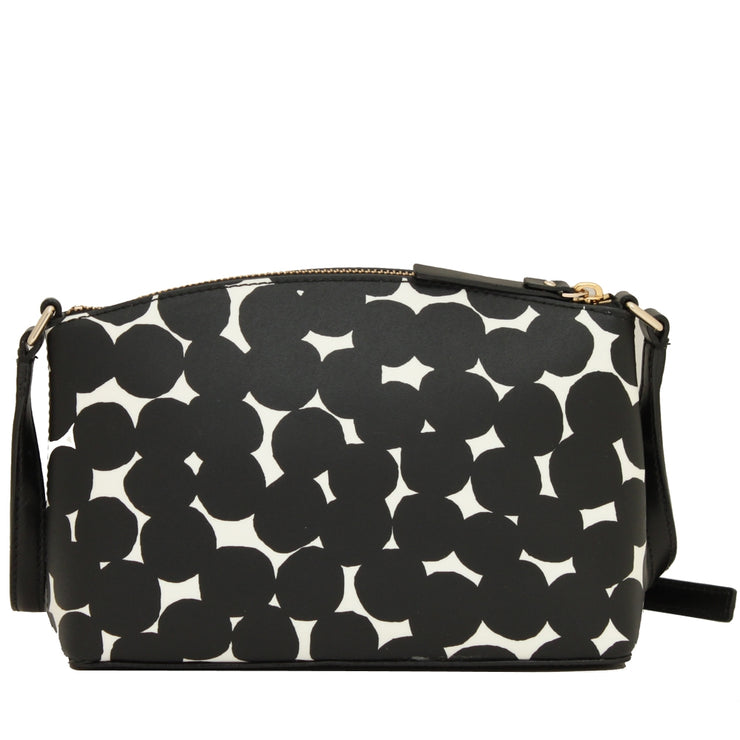 Kate Spade Grove Street Splodge Dot Millie Bag- Black- Cream