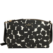 Kate Spade Grove Street Splodge Dot Millie Bag- Black- Cream
