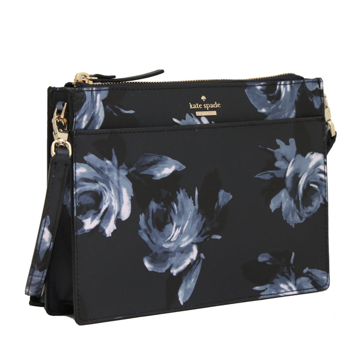 Kate Spade Cameron Street Night Rose Clarise Bag- Rich Navy Multi