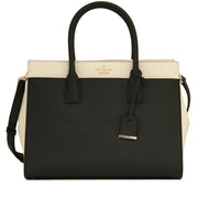 Kate Spade Cameron Street Candace Satchel Bag- Black- Cement