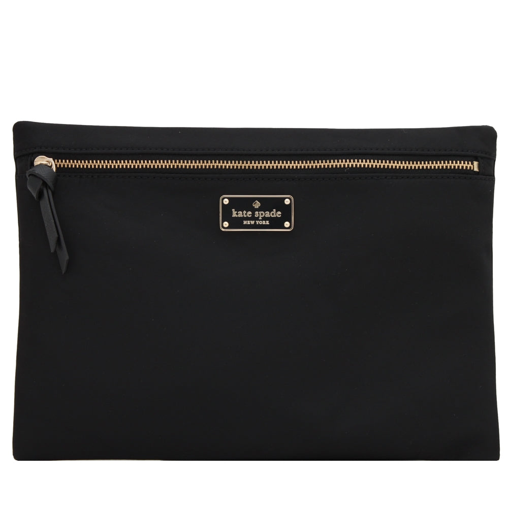 返品可能 KATE SPADE large zip pauch ポーチ【国内即発】 K4496_001
