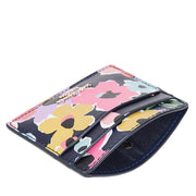 Kate Spade Sylvia Wildflower Bouquet Card Holder- Navy Multi