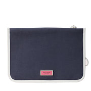 Kate Spade Sam Canvas Plunge Small Wristlet- Clutch Bag- Blazer Blue