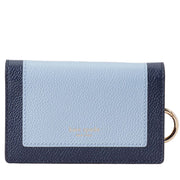 Kate Spade Margaux Small Keyring Wallet- Coin Purse- Key- Card Holder- Horizon Blue Multi