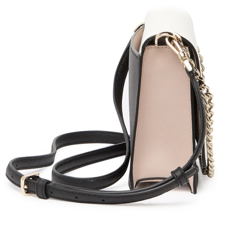 Kate Spade Cameron Convertible Crossbody Bag- Bright White/ Warm Beige/ Black