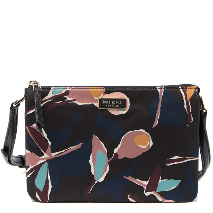 Kate Spade Dawn Paper Rose Triple Gusset Crossbody Bag