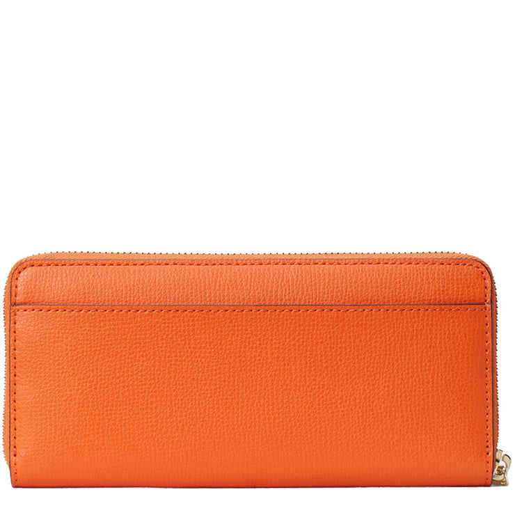 Kate Spade Sylvia Slim Continental Wallet- Juicy Orange