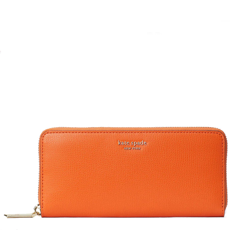 Kate Spade Sylvia Slim Continental Wallet- Juicy Orange