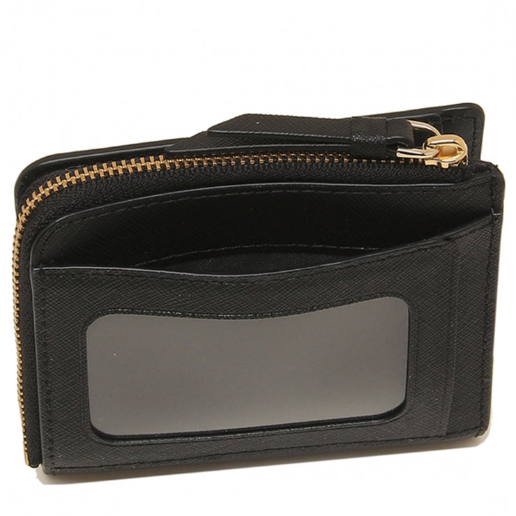 Kate Spde Cameron Small L-Zip Bifold Wallet- Black