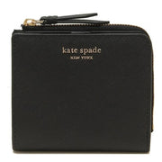 Kate Spde Cameron Small L-Zip Bifold Wallet- Black