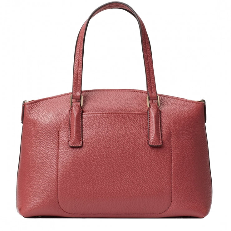 Kate Spade Abbott Small Satchel Bag- Red Jasper