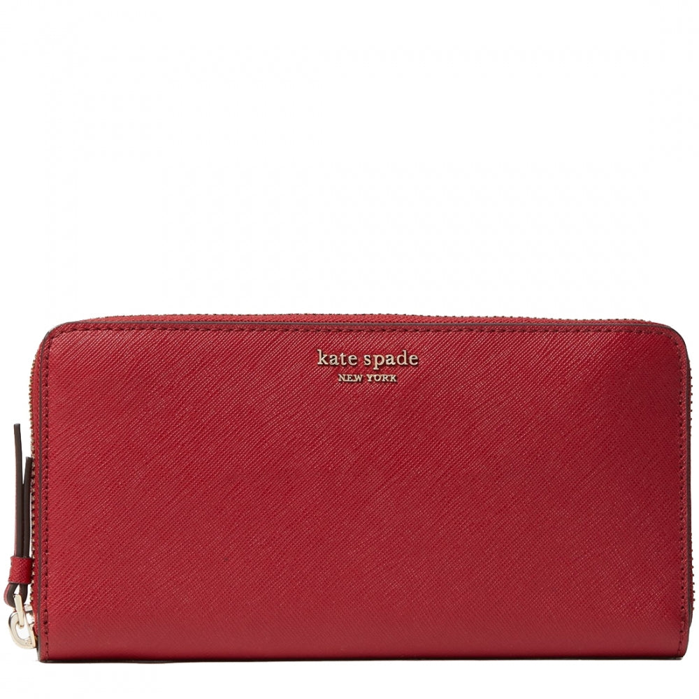 Kate Spade Cameron Large Continental Wallet- Rosso –