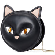 Kate Spade Meow Cat Crossbody Bag- Black