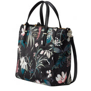 Kate Spade Wilson Road Botanical Alyse Bag- Black Multi