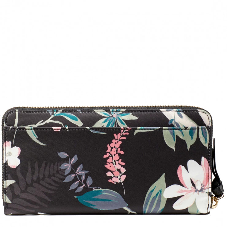 Kate Spade Wilson Road Botanical Neda Wallet- Black Multi