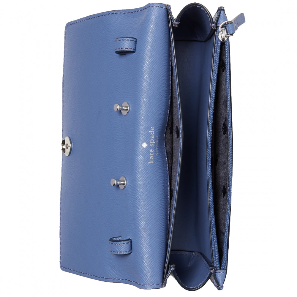 Kate Spade Laurel Way Addison Bag Blueberry Cobbler PinkOrchard