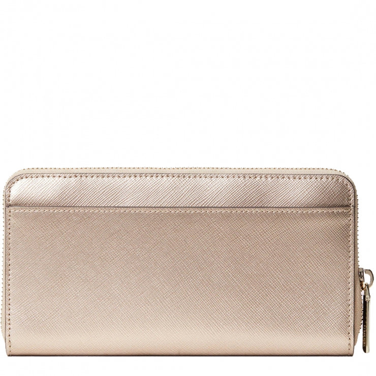 Kate Spade Spencer Zip-Around Continental Wallet- Rose Gold