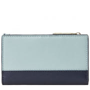 Kate Spade Spencer Small Slim Bifold Wallet- Frosted Spearmint Multi