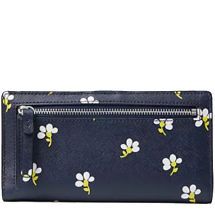 Kate Spade Laurel Way Daisy Toss Stacy Wallet- Nightcap Multi