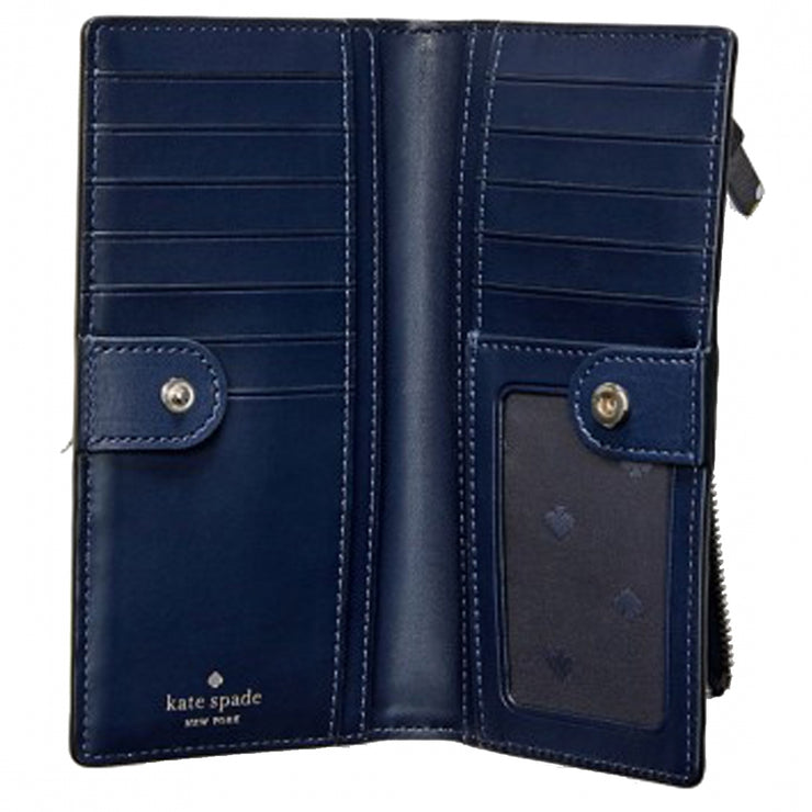 Kate Spade Laurel Way Daisy Toss Stacy Wallet- Nightcap Multi