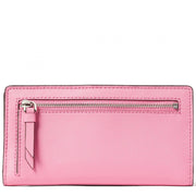 Kate Spade Cameron Monotone Large Slim Bifold Wallet- Bright Peony