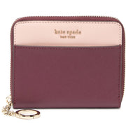 Kate Spade Cameron Small Slim Continental Wallet Cherrywood Warm Vel PinkOrchard