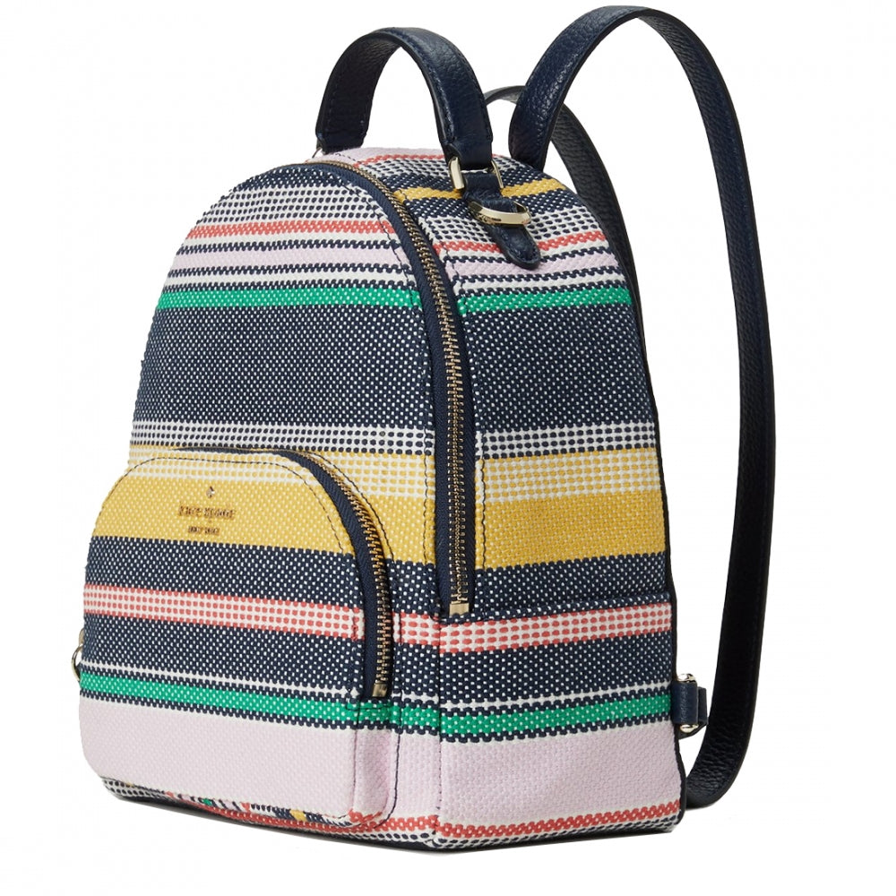 kate spade jackson mini backpack Kate Spade Jackson Boardwalk Stripe Medium Backpack Bag in Multi – PinkOrchard.com