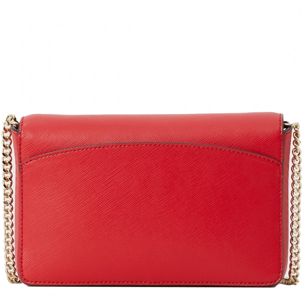 Kate Spade Spencer Chain Wallet Crossbody Bag in Hot Chili PinkOrchard