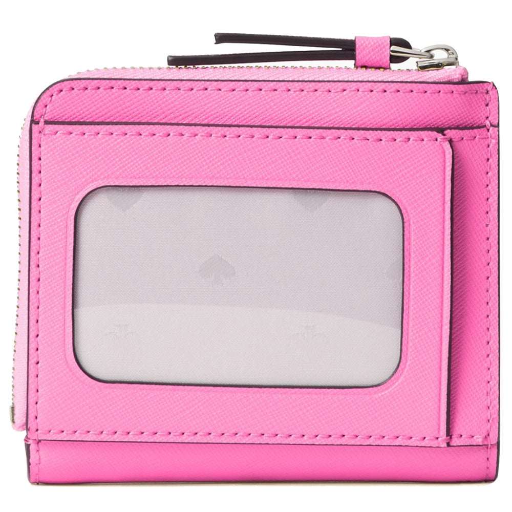 Kate Spade Cameron Monotone Small L-Zip Bifold Wallet in Bright 