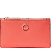 Kate Spade Adel Small Slim Bifold Wallet WLRU6083 in Stop Light