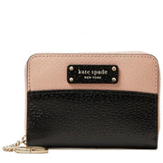 Kate Spade Jeanne Small Key Continental Wallet WLRU5582 in Warm Vellum Black