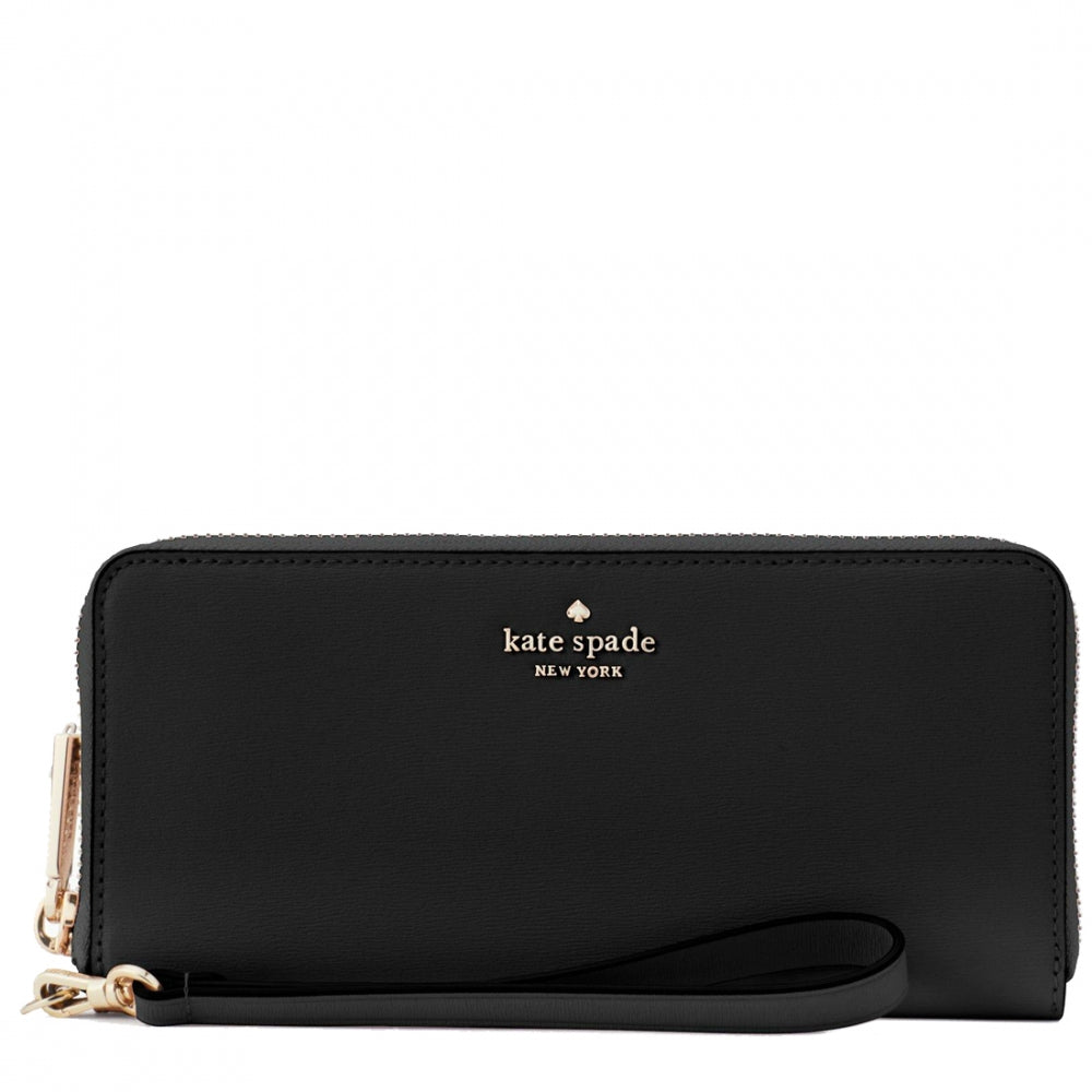 Kate Spade Connie Slim Continental Wallet in Black –