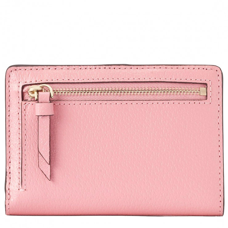 Kate Spade Sam Medium Slim Bifold Wallet wlru5972 in Bright Carnation